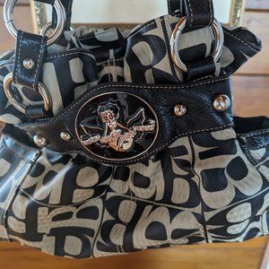 Betty Boop " B" Logo medium sized handbag